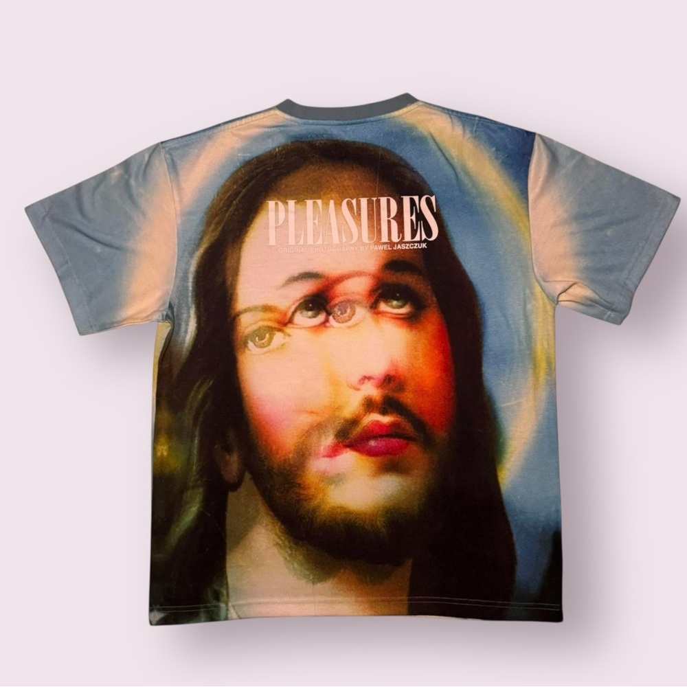 NWOT Pleasures Jesus Graphic Tee - Picture 2 of 9